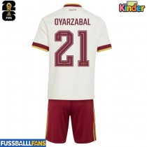 Spanien Mikel Oyarzabal #21 Auswärts Trikotsatz Kinder WM 2026 Kurzarm (+ Kurze Hosen)